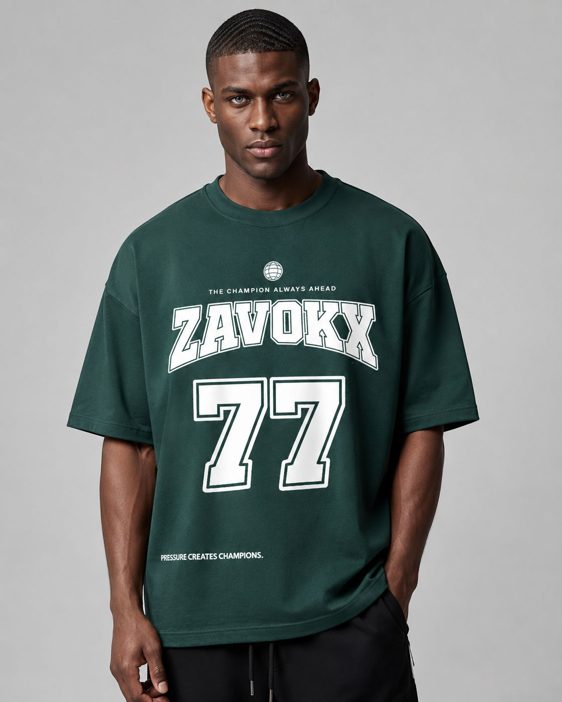ZAVOKX 77 Varsity Tee